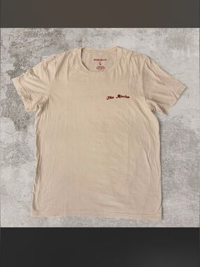 Official The Maria’s Superclean Cream Red Logo t shirt size Large